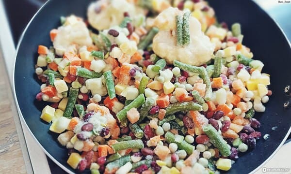 Verduras listas para cocinar